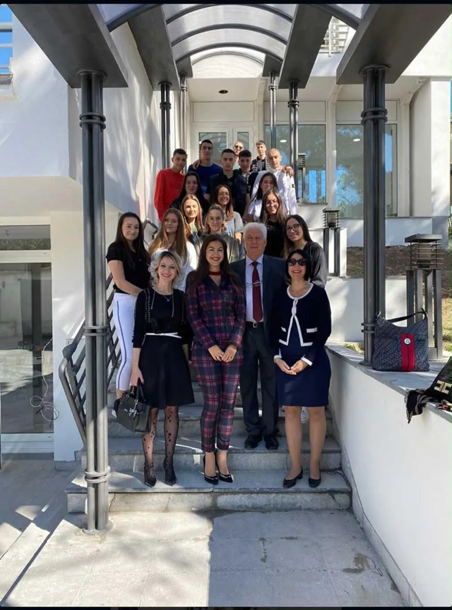 Students and faculty at the university